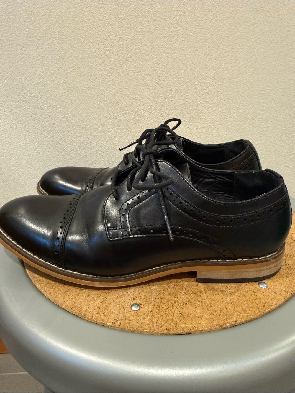 Stacy Adams Dickinson Cap-Toe Oxford Kids Dress Shoes